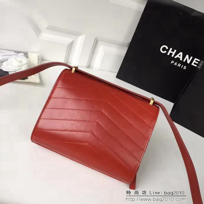 香奈兒CHANEL新品Chanel2018最新火爆款 復古設計小牛皮單肩斜跨包 DSC1113